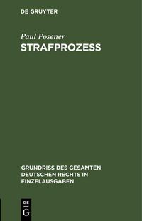 Produktbild: Strafproze&szlig;