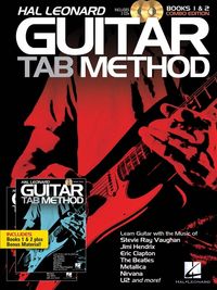 Produktbild: Hal Leonard Guitar Tab Method Books 1 and 2 Combo Edition Guitar Tablature Method with Online Audio Learn Riffs, Power Chords and Strumming Beginner to Early Intermediate Guitar