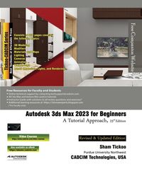 Produktbild: Autodesk 3ds Max 2023 for Beginners: A Tutorial Approach, 23rd Edition