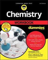 Produktbild: Chemistry Workbook For Dummies with Online Practice