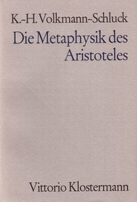 Produktbild: Die Metaphysik des Aristoteles
