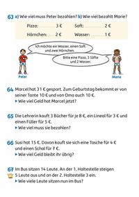 Rechnen. Textaufgaben 2. Grundschulklasse