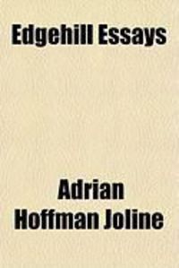 Produktbild: Edgehill Essays