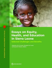 Produktbild: Essays on Equity, Health, and Education in Sierra Leone