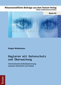 Produktbild: Regieren mit Datenschutz und &Uuml;berwachung