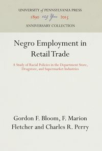 Produktbild: Negro Employment in Retail Trade