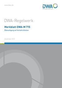Produktbild: Merkblatt DWA-M 715 Ölbeseitigung auf Verkehrsflächen