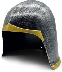 Produktbild: BestSaller 1425 - Kinder-Beckenhaube, Ritterhelm, Kunststoff, Titan/Gold, 21x21,5x21cm