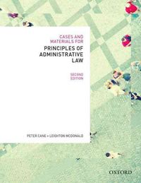 Produktbild: Cane, P: Cases & Materials for Principles of Administrative