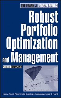 Produktbild: Robust Portfolio Optimization and Management