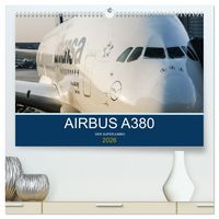 Produktbild: Airbus A380 Superjumbo 2026 (hochwertiger Premium Wandkalender 2026 DIN A2 quer), Kunstdruck in Hochglanz