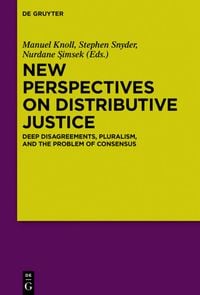 Produktbild: New Perspectives on Distributive Justice