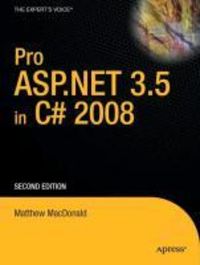 Produktbild: Pro ASP.NET 3.5 in C# 2008