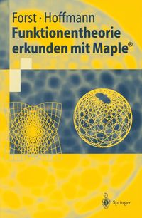 Produktbild: Funktionentheorie erkunden mit Maple&reg;