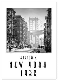 Produktbild: Historic New York 1936 (Wall Calendar 2026 DIN A4 portrait), CALVENDO 12 Month Wall Calendar