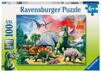 Produktbild: Puzzle Ravensburger Unter Dinosauriern 100 Teile XXL