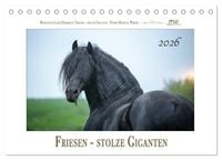 Produktbild: Friesen - stolze Giganten (Tischkalender 2026 DIN A5 quer), CALVENDO Monatskalender