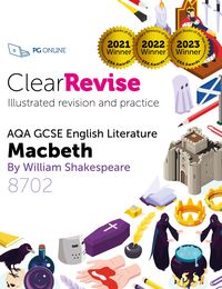 Produktbild: ClearRevise AQA GCSE English Literature 8702, Shakespeare, Macbeth