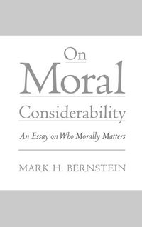 Produktbild: On Moral Considerability