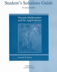 Produktbild: Student's Solutions Guide to accompany Discrete Mathematics and its Applications