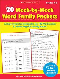 Produktbild: 20 Week by Week Word Family Packets