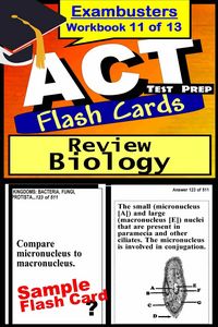 Produktbild: ACT Test Prep Biology Review--Exambusters Flash Cards--Workbook 11 of 13