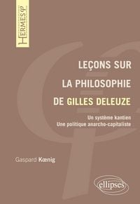 Produktbild: Le&ccedil;ons sur la philosophie de Gilles Deleuze