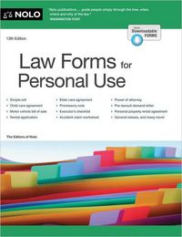 Produktbild: Law Forms for Personal Use