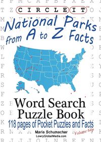 Produktbild: Circle It, National Parks from A to Z Facts, Pocket Size, Word Search, Puzzle Book