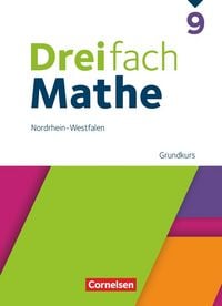 Produktbild: Dreifach Mathe - Nordrhein-Westfalen - Ausgabe 2022 - 9. Schuljahr
