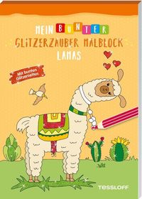 Bild vom Artikel Mein bunter Glitzerzauber-Malblock. Lamas. Mit bunten Glitzerseiten vom Autor Sandra Schmidt