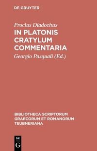 Produktbild: In Platonis Cratylum commentaria