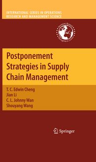Produktbild: Postponement Strategies in Supply Chain Management