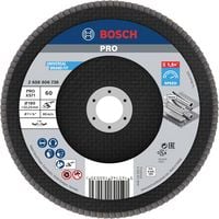 Produktbild: Bosch Accessories 2608606738 X571 F&auml;cherschleifscheibe Durchmesser 180 mm Bohrungs-&Oslash; 22.33 mm K&ouml;rnung (num) 60 Stahl 1 St.
