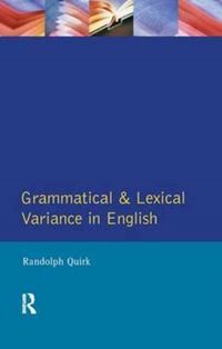 Produktbild: Grammatical and Lexical Variance in English