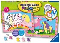Produktbild: CreArt, Malen nach Zahlen Junior - Süße Ponys