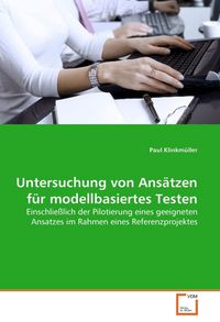 Produktbild: Klinkm&uuml;ller, P: Untersuchung von Ans&auml;tzen f&uuml;r modellbasierte