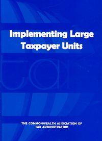 Produktbild: Implementing Large Taxpayer Un