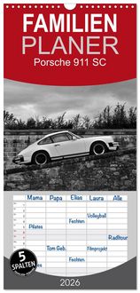 Produktbild: Familienplaner 2026 - Porsche 911 SC mit 5 Spalten (Wandkalender, 21 x 45 cm) CALVENDO