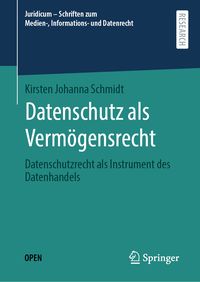 Produktbild: Datenschutz als Verm&ouml;gensrecht