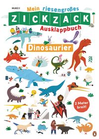 Bild vom Artikel Mein riesengroßes ZICKZACK Ausklappbuch – Dinosaurier vom Autor Makii
