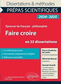 Produktbild: Faire croire en 22 dissertations