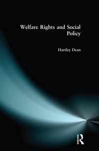 Produktbild: Welfare Rights and Social Policy