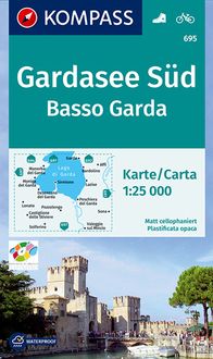 Bild vom Artikel KOMPASS Wanderkarte 695 Gardasee Süd, Basso Garda 1:25.000 vom Autor 