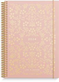 Bild vom Artikel Burde Life Planner Pink Blume Kalender 2024 vom Autor 