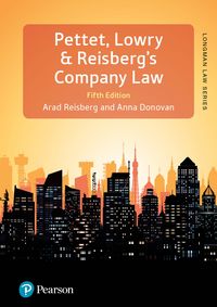 Produktbild: Pettet, Lowry & Reisberg's Company Law