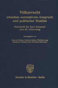 Produktbild: V&ouml;lkerrecht zwischen normativem Anspruch und politischer Realit&auml;t.