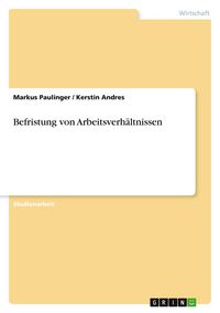 Produktbild: Befristung von Arbeitsverh&auml;ltnissen