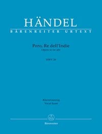 Produktbild: Poro, Re dell&acute;Indie HWV 28 -Opera in drei Akten-