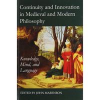 Produktbild: Continuity and Innovation in Medieval and Modern Philosophy